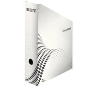 Leitz 6140-00-00 6140 Classeur à levier easyboxx pour archives - A4, 80 mm, carton ondulé (RC), blanc