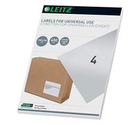 Leitz 61730001 Étiquettes universelles pour PC 105 x 148 mm (Blanc)