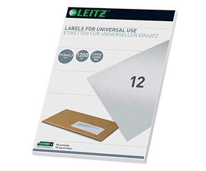 Leitz 61770001 Étiquettes universelles pour PC Blanc 97 x 42,3 mm