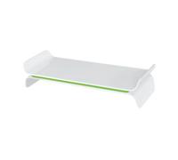 Leitz Support d'écran Ergo WOW – Hauteur réglable (2 positions) – Vert/Blanc 65040054
