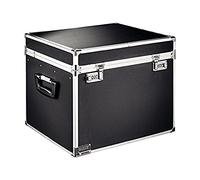 Leitz 67140095 Malle de rangement 40 dossiers suspendus Chrome/Noir