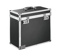 Leitz 67160095 Malle de rangement 20 dossiers suspendus Chrome/Noir