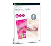 Leitz 74880000 Pochettes de plastification, Matériau Épais de 125 Microns (Transparent, Brillant, A3) - Pack de 100