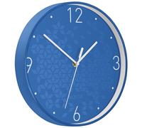 LEITZ 9015-00-36 LEITZ horloge murale WOW, mouvement à quartz, bleu