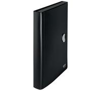 Leitz A4 Chemise Accordéon Extensible à 5 Compartiments, Capacité 250 Feuilles, 100% Recyclable, Plastique Opaque, Écologique, Recycle, Bleu Foncé, 46240095