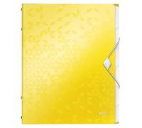 Leitz A4 Divider Book, Holds Up to 200 Sheets, Integrated Index with 6 Compartme