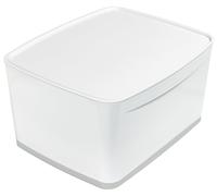 Leitz A4 MyBox Large with Lid, Storage Box for Home and Office, 18 L, Matt Finis