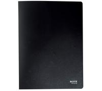 Leitz Protège-documents 46770095 – 40 pochettes plastifiées A4 (PP), 80 feuilles, Noir, Recyclable