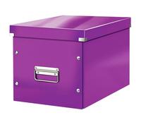 LEITZ Ablagebox Click & Store WOW Cube L violett