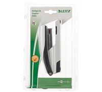 Leitz Agrafeuse, Capacité 30 Feuilles, Corps en Métal Ergonomique, Agrafes Incluses, WOW, 55022001 - Blanc Perlé