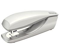 Leitz Agrafeuse de Bureau, Capacité 30 Feuilles, Blanc, Boîtier Métallique Ergonomique, Agrafes Incluses, Gamme Style, 55620004