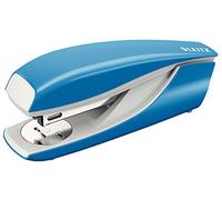 Leitz Agrafeuse de bureau NeXXt 55020030 – capacité 30 feuilles, boîtier métallique, bleu clair