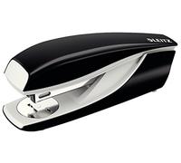 Leitz Agrafeuse de Bureau, Capacité 30 Feuilles, Noir, Boîtier Métallique Ergonomique, Agrafes Incluses, Gamme NeXXt, 55026095