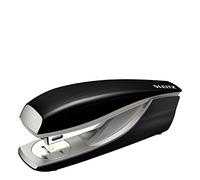 Leitz Agrafeuse de Bureau, Capacité 30 Feuilles, Noir Satiné, Boîtier Métallique Ergonomique, Agrafes Incluses, Gamme Style, 55626094