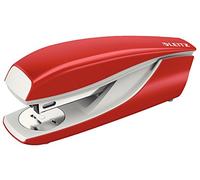 Leitz Agrafeuse de Bureau, Capacité 30 Feuilles, Rouge, Boîtier Métallique Ergonomique, Agrafes Incluses, Gamme NeXXt,55020025