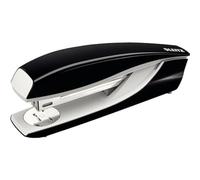 Leitz Agrafeuse de Bureau, Capacité 40 Feuilles, Noir, Boîtier Métallique Ergonomique, Agrafes Incluses, Gamme NeXXt, 55040095