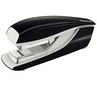 Leitz Agrafeuse de Bureau Flat Clinch, Capacité 40 Feuilles, Noir, Boîtier Métallique Ergonomique, Agrafes Incluses, Gamme NeXXt, 55236095