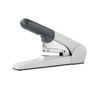 Leitz Agrafeuse de Bureau Heavy Duty Flat Clinch, Capacité 60 Feuilles, Argenté, Design Ergonomique, Agrafes Incluses, 55520084
