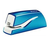 Leitz Agrafeuse Électrique Bleu 10 Feuilles Utilisation Intensive Alimentée Par Pile, Portable