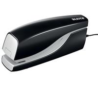 Leitz Agrafeuse électrique de bureau NeXXt 55320095, 10 feuilles, noir, agrafes incluses