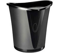 Leitz Allura Corbeille À Papier En Polypropylène 18 L 100% Recyclable Noir