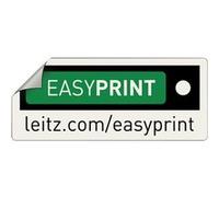 Leitz - Auto-adhésif - gris - 61 x 192 mm - 80 g/m² - 100 étiquette(s) (25 feuille(s) x 4 étiquettes de tranche G
