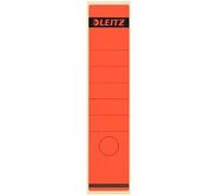 Leitz Étiquettes autocollantes pour classeurs à levier dos 80 mm 61,5×285 mm papier rouge lot de 10