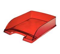 Leitz Bac A Courrier Plus Transparent, Format A4, Bleu Fonc¿