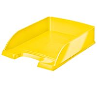 Leitz Corbeille à Courrier A4, Jaune métallisé, WOW, 52263016