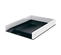 Leitz Corbeille à courrier WOW A4 Blanc/Noir 53611095