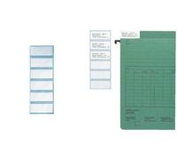 Leitz Blanko-Beschriftungsschildchen, (B)50 X (H)20 Mm, Weiß