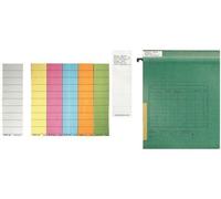 Leitz Blanko-Beschriftungsschildchen, (B)60 X (H)21 Mm, Grün
