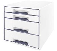 Leitz WOW Cube Boîte à archives Polystyrol Blanc