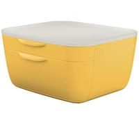 Leitz Bloc de Classement 2 Tiroirs, Cosy, Jaune, 53570019
