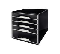 Leitz Bloc De Classement Dual - Noir Et Gris Noir