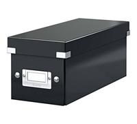 Leitz Boîte à CD 30 CDs carton dur plastifié noir 1 pc(s) (l x H x P) 143 x 136