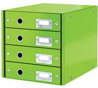 LEITZ Boîte à tiroirs Click & Store WOW 4 tiroirs vert