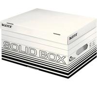 Leitz Boîte darchivage 6117-00-01 26.5 cm x 19.5 cm x 37 cm Carton blanc, noir 10 pc(s)