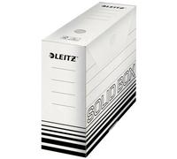 Leitz Boîte d'archivage 6128-00-01 10 cm x 25.7 cm x 33 cm Carton blanc, noir