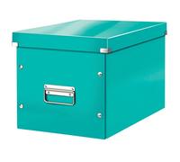 LEITZ Boîte de classement Click & Store WOW Cube L bleu glacier