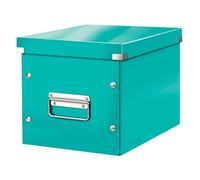 LEITZ Boîte de classement Click & Store WOW Cube M bleu glacier
