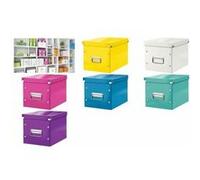 Leitz Boîte de rangement cubique Click & Store WOW Cube M – Rose