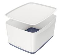 LEITZ Boîte de rangement My Box 18 litres blanc / gris