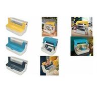 LEITZ Boîte de rangement portable Cosy, gris clair/jaune Jaune G