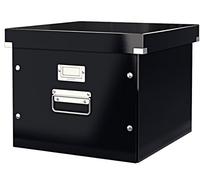 Leitz Boîte de Rangement pour Dossiers Suspendus, A4, Click & Store, 60460095 - Noir