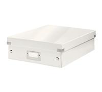 LEITZ Boîte d'organisation Click & Store WOW grand blanc