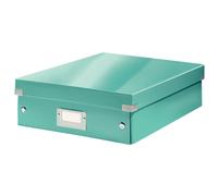 LEITZ Boîte d'organisation Click & Store WOW grand bleu glacier