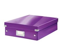LEITZ Boîte d'organisation Click & Store WOW grande violette