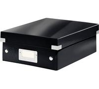 LEITZ Boîte d'organisation Click & Store WOW petit noir