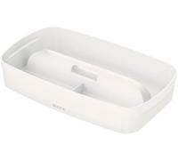Leitz Organiseur Grand Format avec poignée – étanche, sans BPA, contact alimentaire – Blanc 53220001